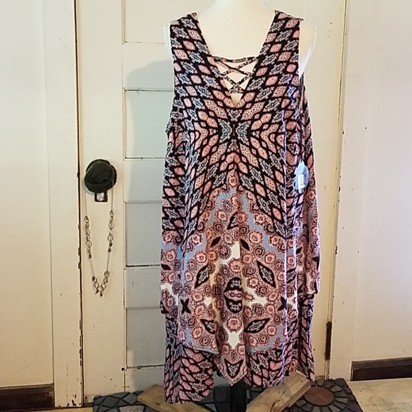 Knox Rose Dresses & Skirts - NWT Knox Rose Bohemian Aystemtrical Dress
